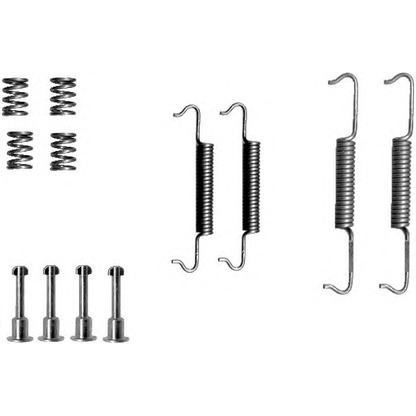 Photo Accessory Kit, parking brake shoes HELLA PAGID 8DZ355201791