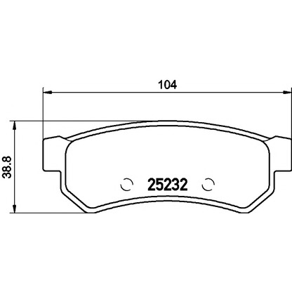 Photo Brake Pad Set, disc brake HELLA PAGID 8DB355019591