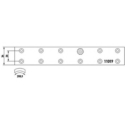 Photo Kit de garnitures de frein, frein à tambour HELLA PAGID 8DB355019471