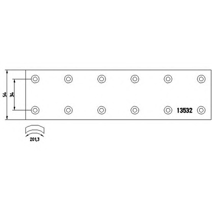 Photo Brake Lining Kit, drum brake HELLA PAGID 8DB355019511