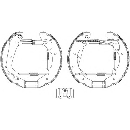 Фото Комплект тормозных колодок HELLA PAGID 8DB355003991