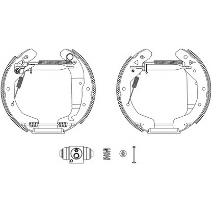 Фото Комплект тормозных колодок HELLA PAGID 8DB355005051