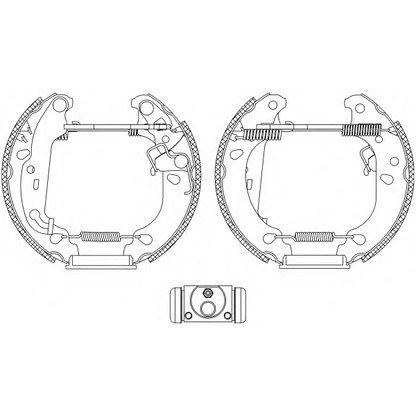 Фото Комплект тормозных колодок HELLA PAGID 8DB355004811