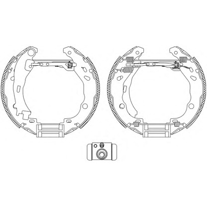 Фото Комплект тормозных колодок HELLA PAGID 8DB355005111