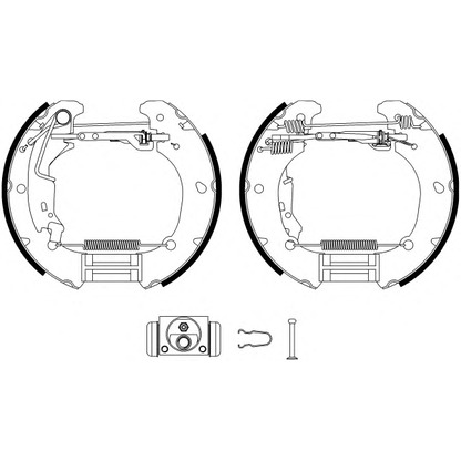 Фото Комплект тормозных колодок HELLA PAGID 8DB355022891