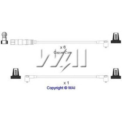 Photo Kit de câbles d'allumage WAI SL145