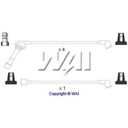 Фото Комплект проводов зажигания WAI SL164