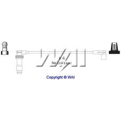 Photo Ignition Cable Kit WAI SL173