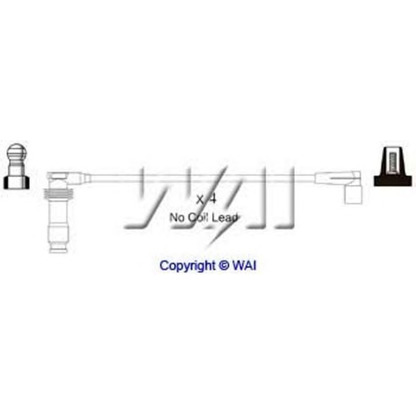 Photo Ignition Cable Kit WAI SL206