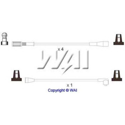 Photo Kit de câbles d'allumage WAI SL357