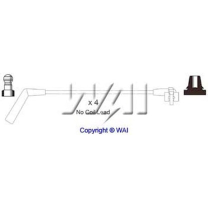 Photo Ignition Cable Kit WAI SL368