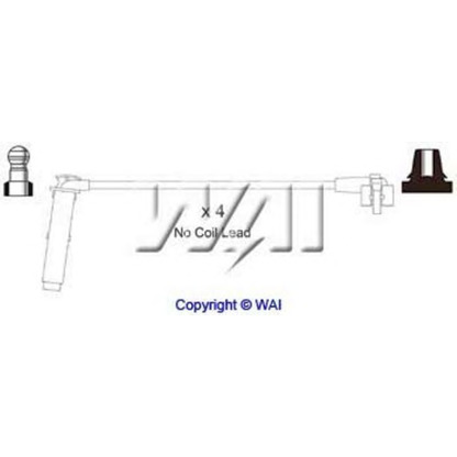 Photo Ignition Cable Kit WAI SL369