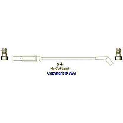 Photo Kit de câbles d'allumage WAI SL440