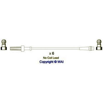 Photo Kit de câbles d'allumage WAI SL469