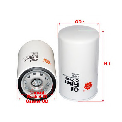 Photo Oil Filter SAKURA C7905