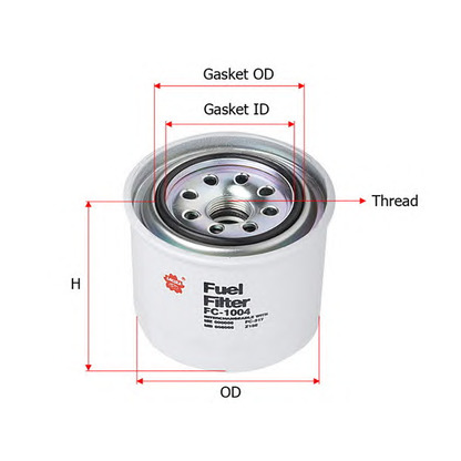 Foto Kraftstofffilter SAKURA FC1004