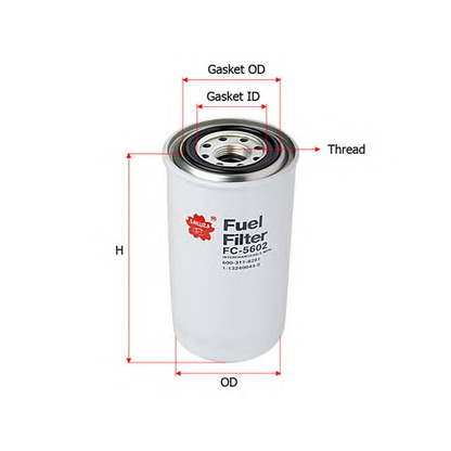 Photo Fuel filter SAKURA FC5602