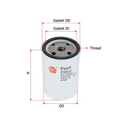 Foto Filtro carburante SAKURA FC6203