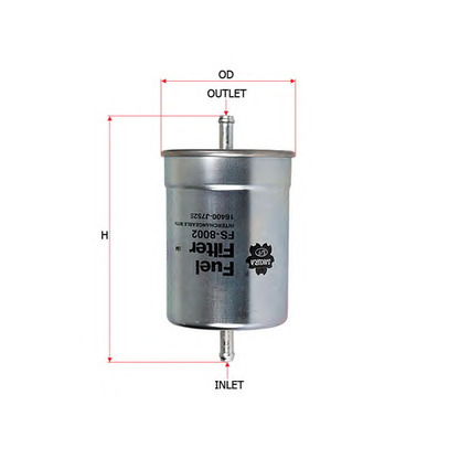 Foto Filtro carburante SAKURA FS8002