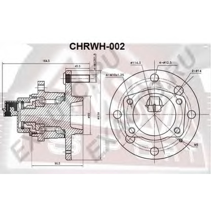 Photo Wheel Bearing Kit ASVA CHRWH002