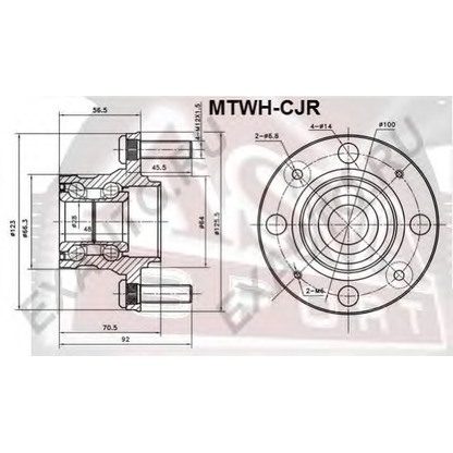 Photo Wheel Bearing Kit ASVA MTWHCJR