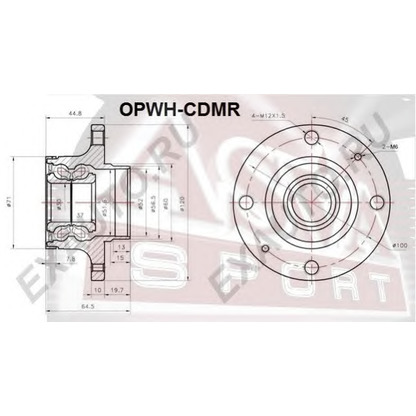 Photo Wheel Bearing Kit ASVA OPWHCDMR