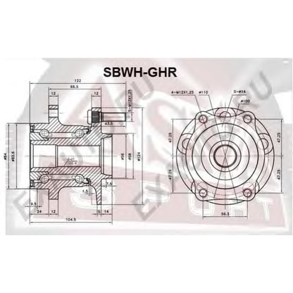 Photo Wheel Bearing Kit ASVA SBWHGHR