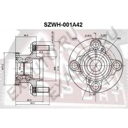 Photo Wheel Bearing Kit ASVA SZWH001A42