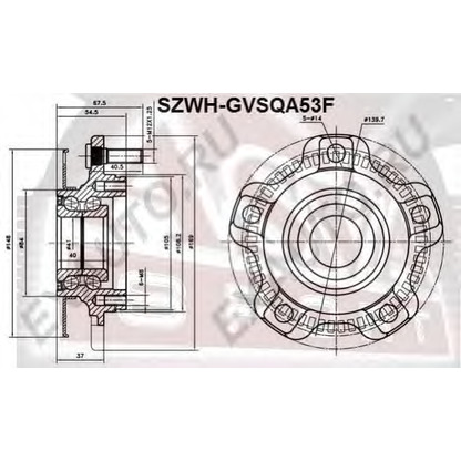 Photo Kit de roulements de roue ASVA SZWHGVSQA53F