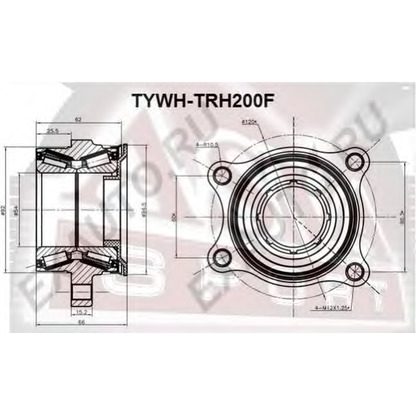 Photo Kit de roulements de roue ASVA TYWHTRH200F