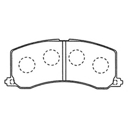 Photo Brake Pad Set, disc brake ASVA AKD9381