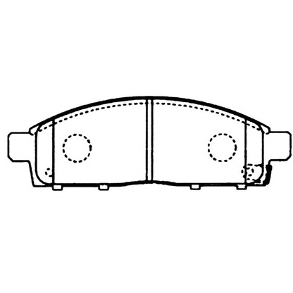 Фото Комплект тормозных колодок, дисковый тормоз ASVA AKDA284