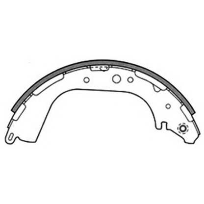 Photo Brake Shoe Set ASVA AKS1189