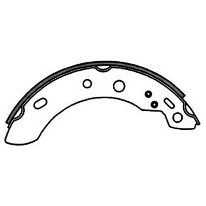 Photo Brake Shoe Set ASVA AKS1251