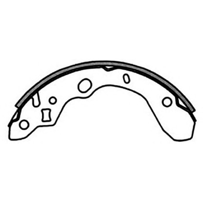 Photo Brake Shoe Set ASVA AKS3394