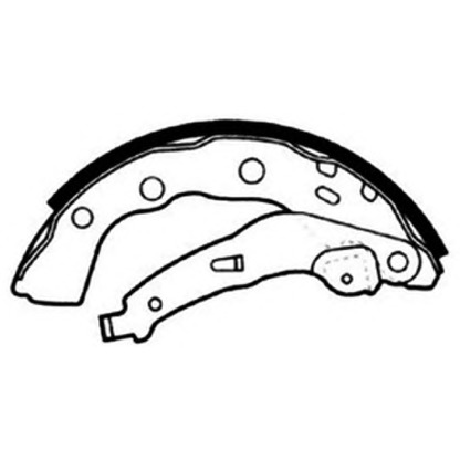 Photo Brake Shoe Set ASVA AKS6733