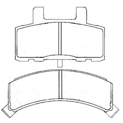 Photo Brake Pad Set, disc brake ASVA AKD0844