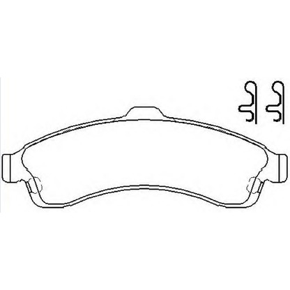 Photo Brake Pad Set, disc brake ASVA AKD0882