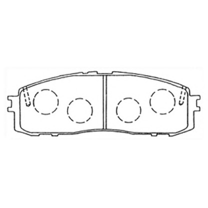 Photo Brake Pad Set, disc brake ASVA AKD1147