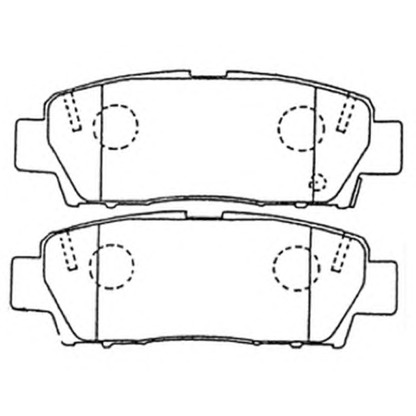 Photo Brake Pad Set, disc brake ASVA AKD1171