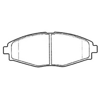 Photo Brake Pad Set, disc brake ASVA AKD1253