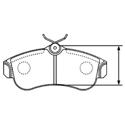 Photo Brake Pad Set, disc brake ASVA AKD1265