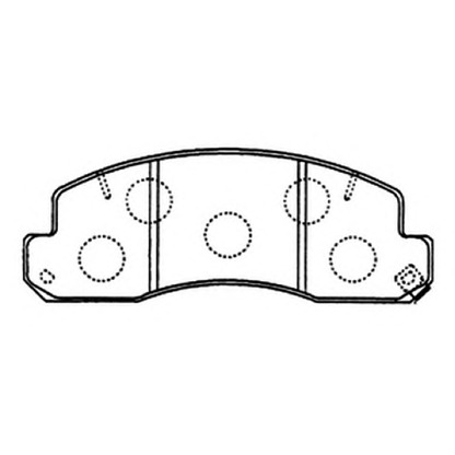 Photo Brake Pad Set, disc brake ASVA AKD1388