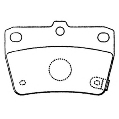 Photo Brake Pad Set, disc brake ASVA AKD1424