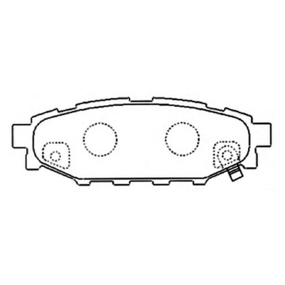 Photo Brake Pad Set, disc brake ASVA AKD7501