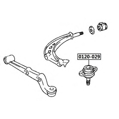 Photo Rotule de suspension ASVA 0120029