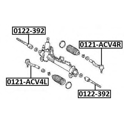 Photo Tie Rod End ASVA 0121ACV4L