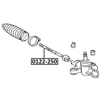 Foto Axialgelenk, Spurstange ASVA 0122250