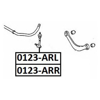 Foto Stange/Strebe, Stabilisator ASVA 0123ARL