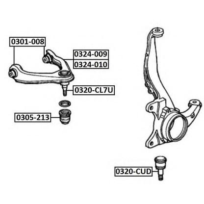 Photo Ball Joint ASVA 0320CUD